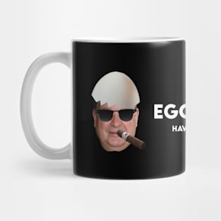 Egg Dump Soup Logo - Cool Papa - White Text Mug